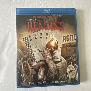 Steve Niles' Remains [Blu-ray] Like New! Lance Reddick Grant Bowler Apocalypse